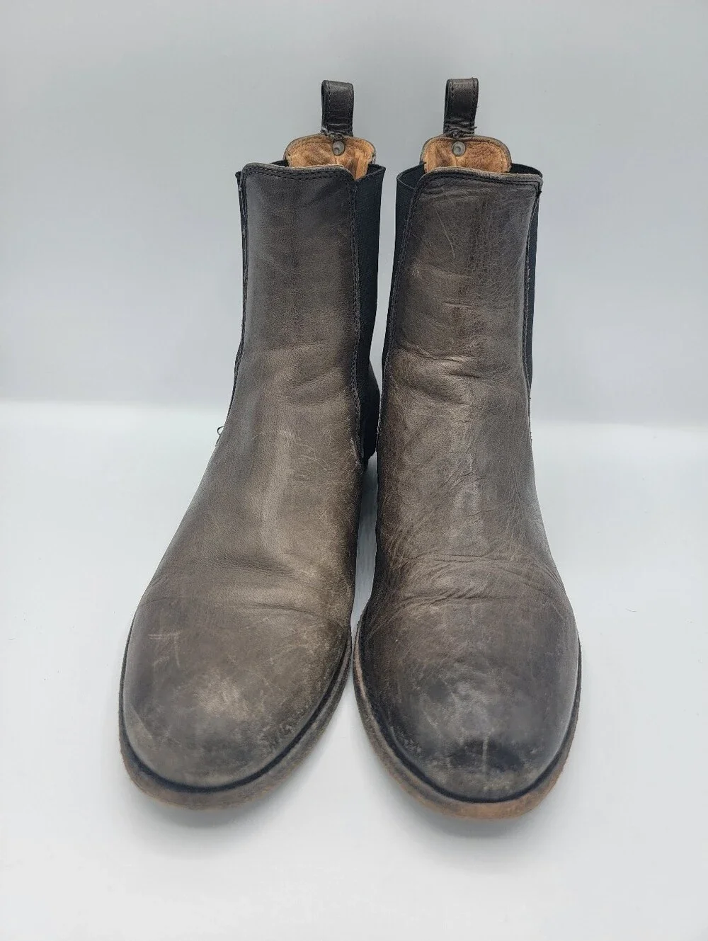 Frye Chelsea Boots in Taupe Gray